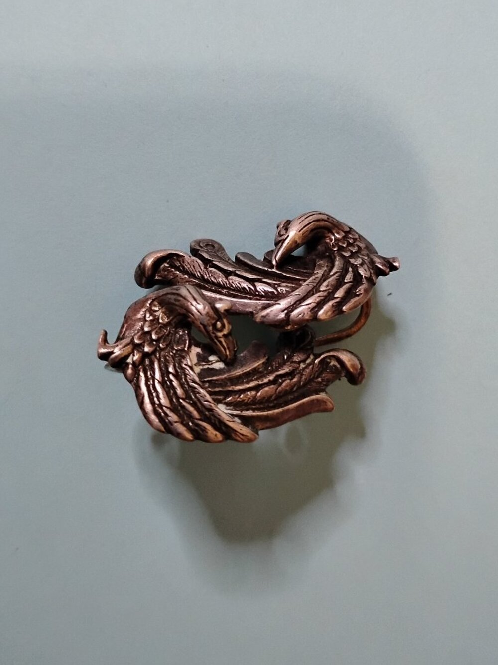 Vintage Sterling Pheasant Earrings
